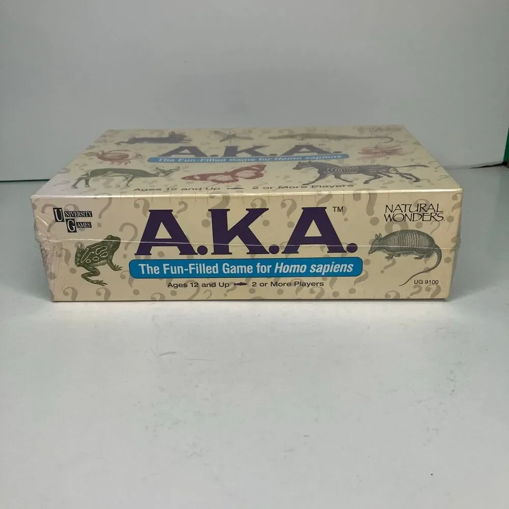 A.K.A Fun-filled Board Nature Game for Homo Sapiens 1994 University Games New